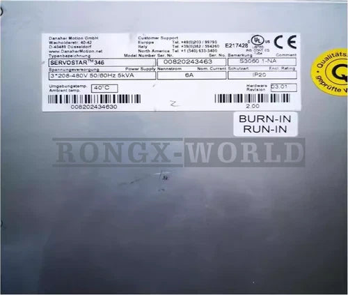 ONE Kollmorgen SERVOSTAR 346 S30601-NA Servo Drive