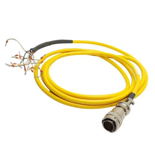 Parker 71-018309-10 Rev B Gemini Motor Feedback Cable, 19-Pin Male, 10ft