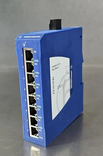 HIRSCHMANN SPIDER II 8TX/1FX EEC RAIL SWITCH.                          Loc 3A-20