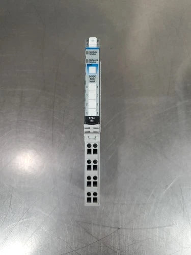 Allen Bradley 1734-IB8 Ser D 24VDC Sink Input Module w/1734-MB Base.       3E-33