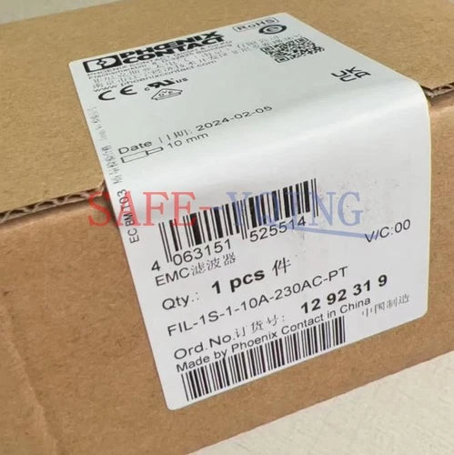 One Phoenix Contact 1292319 FIL-1S-1-10A-230AC-PT EMC filter new