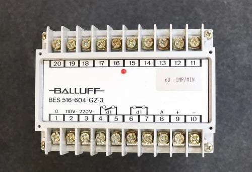 BALLUFF Speed Monitor BES 516-604-GZ-3 60 Imp/min Primary for 220VAC