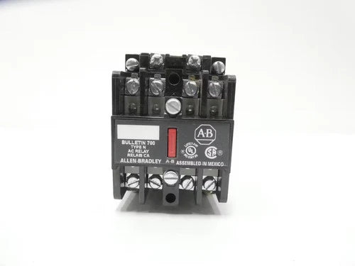 Allen Bradley 700-N400A1 Control Relay 110-120vac