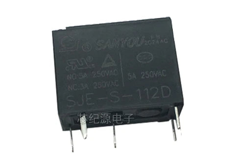 10PCS NEW SANYOU SJE-S-112D SJES112D 12V RELAYS BRAND