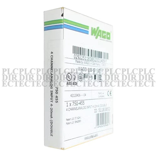 NEW Wago 750-455 4-Channel Analog Input Module