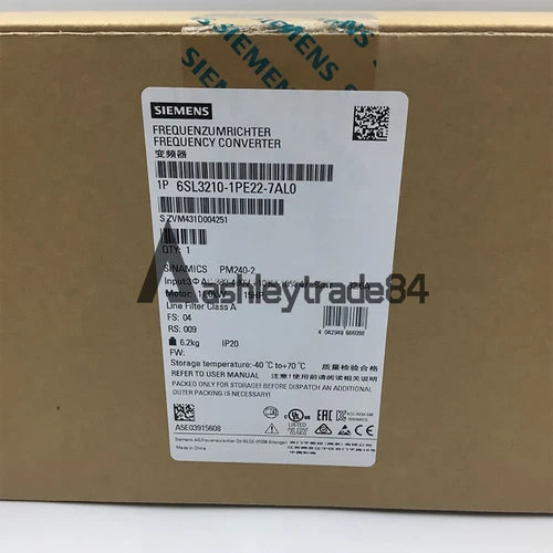 *2023* 1PCS NEW Siemens SINAMICS G120 6SL3210-1PE22-7AL0 6SL3 210-1PE22-7AL0