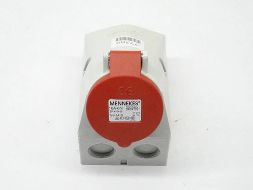 MENNEKES 1419 16A-6h Starkstromsteckdose Wandsteckdose - NEU