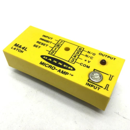 Banner MA4L Micro Amp Logic Module, Supply Voltage: 10-30VDC 20mA, No Base