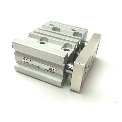 SMC MGPM12-10Z Compact Guided Pneumatic Cylinder Bore: 12mm, Stroke: 10mm, M5