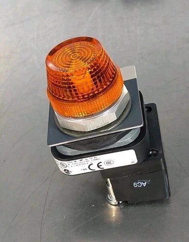Allen Bradley 800T-QH2A/ V Led Pilot Orange                            Loc4D49