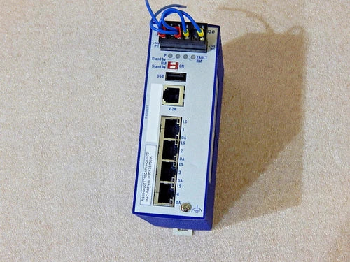 Hirschmann RS20  RS20-0400T1T1SDAPHH05.0.02 Rail Switch Industrie Ethernet used
