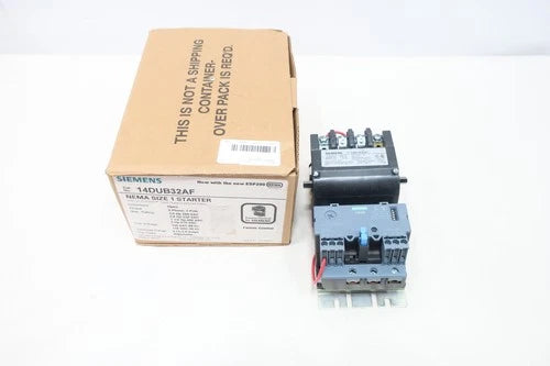 Siemens 14DUB32AF Size 1 Full Voltage Starter 120v-ac 10hp