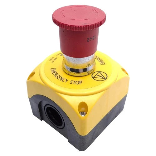 Banner SSA-EBM-02E Push Button Enclosure w/Maintained E-Stop Push-Twist 2NC