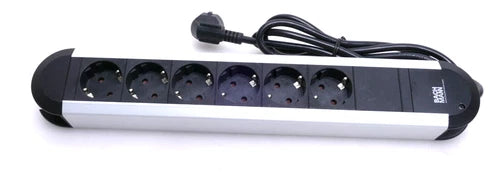 Bachmann Primo Alu Steckdosenleiste H05VV-F 3G | 1,5mm?/35/ 1,75m | 331.010 6f.