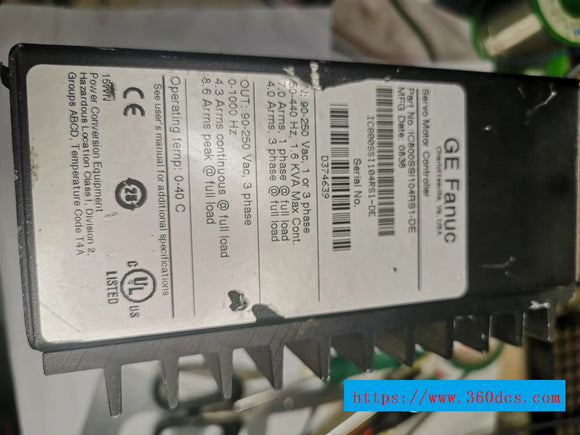 GE IC800SSI104RS1-DE used IC800SSI104RS1DE