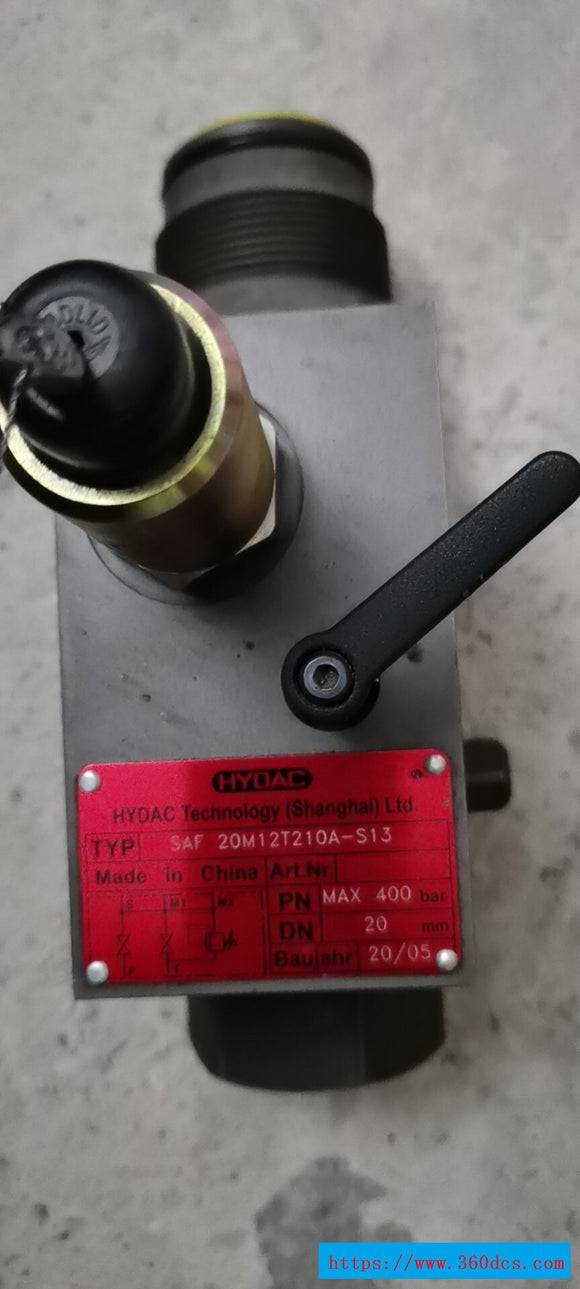 HYDAC saf20m12t210a-s13 new saf20m12t210as13