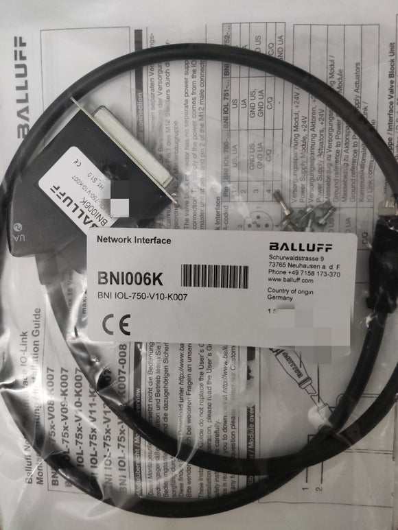 BALLUFF BNl loL-750-v10-k007  NEW