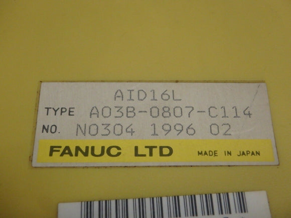 FANUC A03B-0807-C114