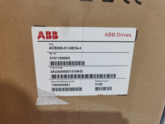 ABB ACS550-01-087A-4 ACS55001087A4