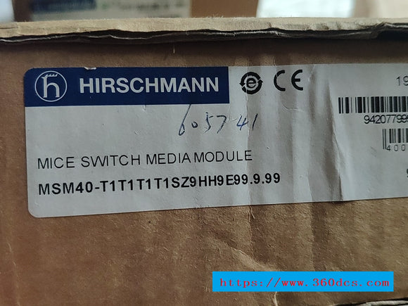 Hirschmann NEW MSM40-T1T1T1T1SZ9HH9E99.9.99 MSM40-T1T1T1T1SZ9HH9E99.9.99