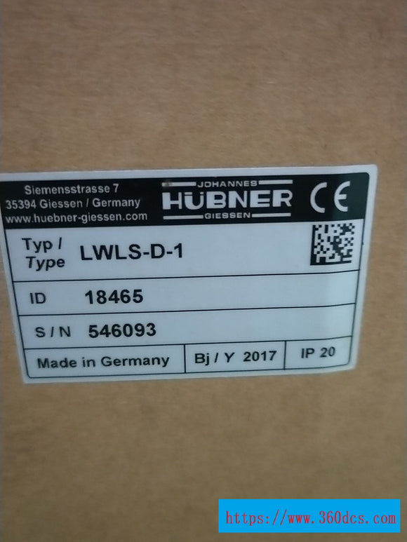 HUBNER LWLS-D-1 новый LWLSD1