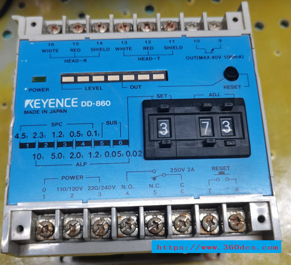 Keyence DD-860  ਨੇ DD860 ਵਰਤਿਆ