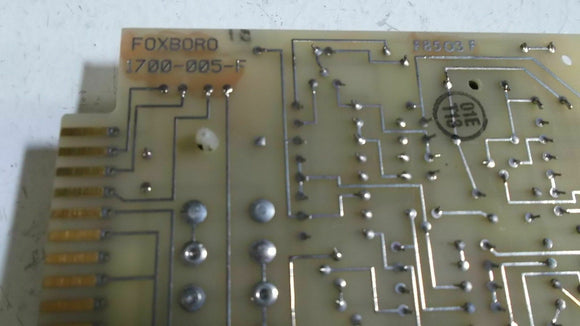 FOXBORO 1700-005-f