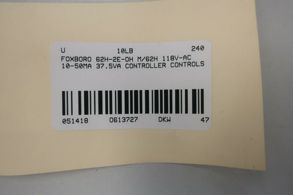 FOXBORO 62h-2e-oh