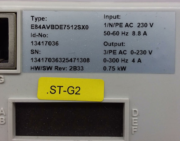 Lenze E84AVBDE7512SX0