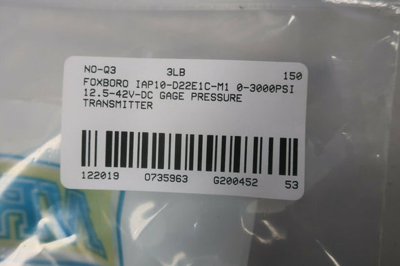 FOXBORO iap10-d22e1c-m1