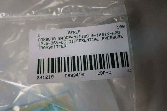 FOXBORO 843dp-m1i1ss