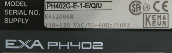 YOKOGAWA PH402G-E-1-E/Q/U