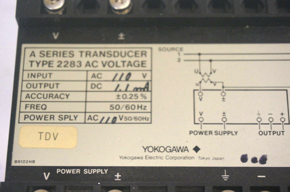 YOKOGAWA 2283