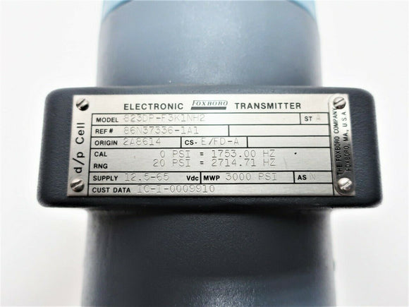 FOXBORO 823dp-f3k1nh2