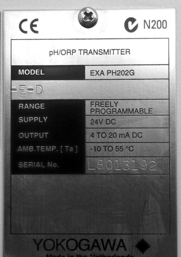 YOKOGAWA EXA PH202G