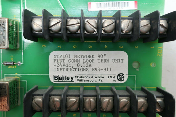 BAILEY CONTROLS ntpl 01