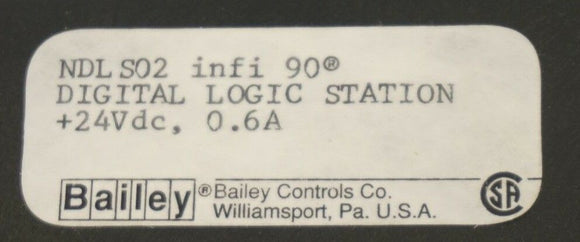 BAILEY CONTROLS NDLS02 new