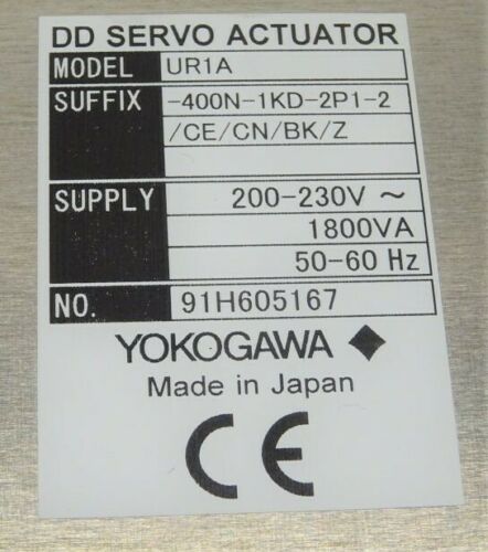 YOKOGAWA UR1A 4001KD2P12/Ce/Cn/BK/Z